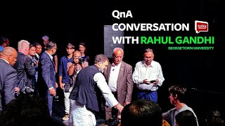 Q&A Session: A conversation with Rahul Gandhi at Georgetown University